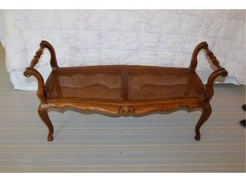 Provincial Louis XV Style Bench