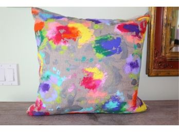Hand Painted Colorful Pillow