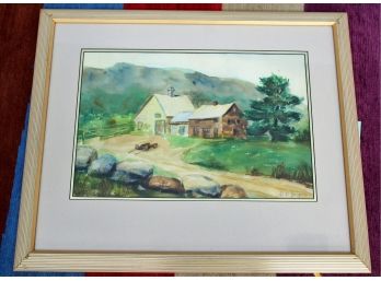 Watercolor By Edith Rogers Geiger