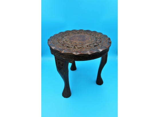 Carved Wood Table