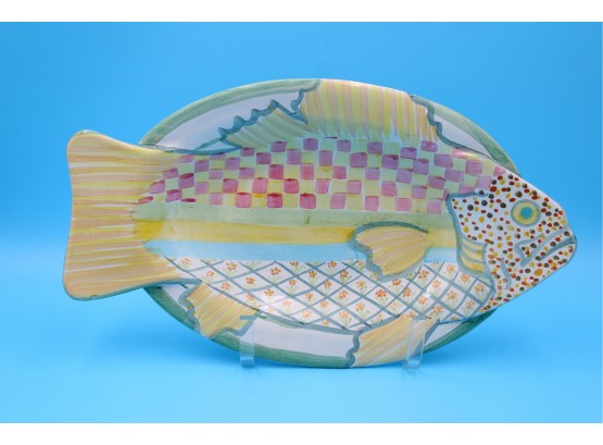 Mackenzie Childs Fish Plate