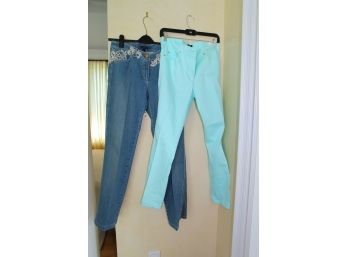 2 Pairs Of Escada Jeans