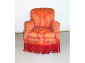 Red Paisley Chair