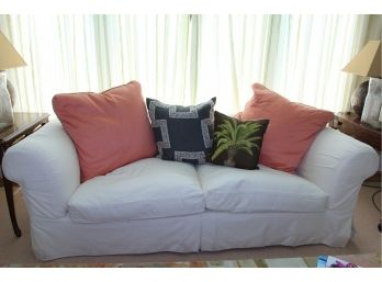 Custom White Sofa