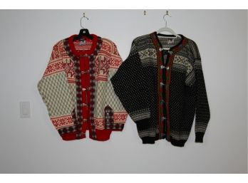 2 Pure New Wool Sweaters