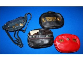 4 Small Leather Bags