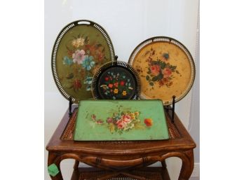 Set Of Old-Time Trays