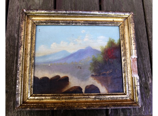 Framed Oil On Canvas By Coleman