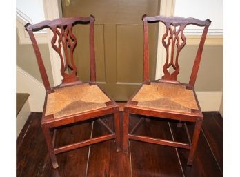 Pair Of 18thc Chippendale Chairs