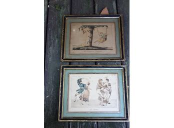 Pair Of Antique French Prints