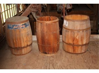 Old Wooden Barrels