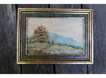 Watercolor Of The Pennsylvania Countryside