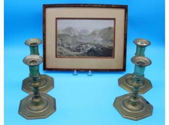 Candle Holders And Art
