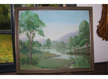 R.Graham Signed Oil On Canvas
