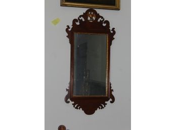 Antique Mirror With Ornamental Eagle Early