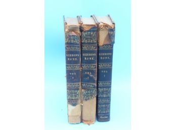 3 Volumes Of Gibbon's Rome