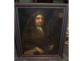 Antique Oil Painting - Portrait Of Man