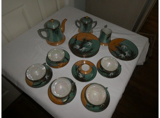 Hand Painted Japanese Luncheon Set