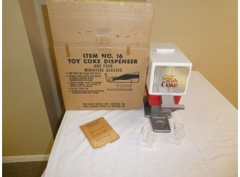 Vintage Toy Coca Cola Dispenser