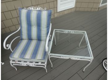 Outdoor Metal Table & Chair