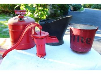 Vintage Fire Bucket  More 🚒