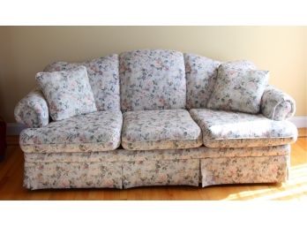 Traditional Floral Couch By Lazy Boy