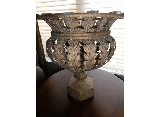 Metal Compote By Wood Armfield