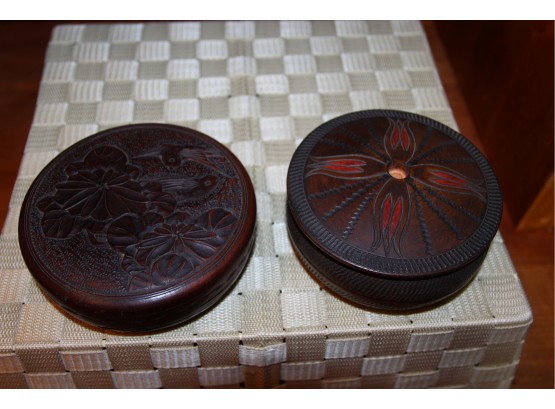 Pair Of Decorative Wood Boxes