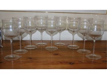 Set Of 9 Wine Glasses