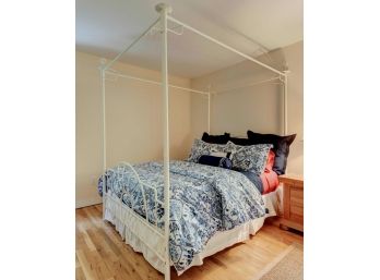 White Canopy Bed ONLY