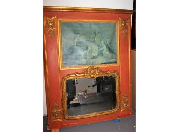 Vintage Painting & Mirror Piece   Consider It  A Larbor Of Love