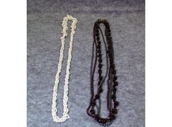 Pair Of Multi-strand Necklaces