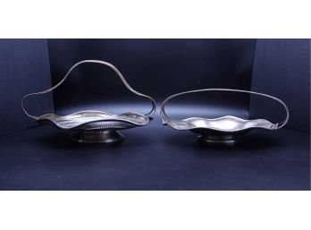 Pair Of Sterling Serving Pieces
