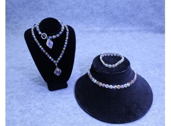 2 Necklace & Bracelet Sets