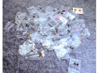 Lot Of 46 Pairs Of Earrings (lot C)