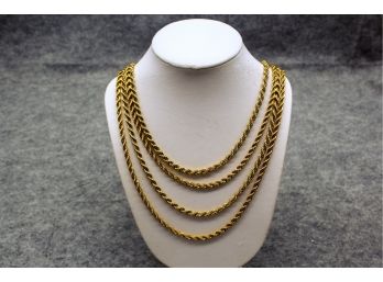 Set Of Monet Rope Chain Necklaces