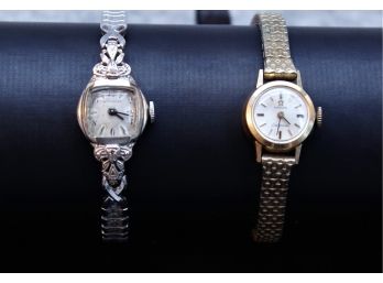 Woman’s 14k Wittnauer & 14k Filled Omega Watches