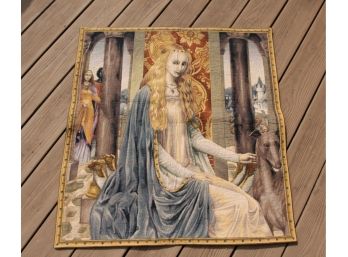 The Lady Of The Fountain Tapestry