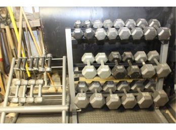 Weights Galore With Rack!