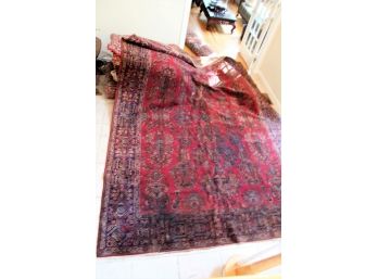 Antique Hand Knotted Over-Sized Oriental Rug 142' X 106'