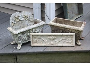 Planters And Decorative Plaques