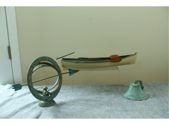 Copper Bell, Display Boat & Sundial