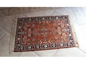 Hand-knotted Wool Rug 37.5' X23.75'