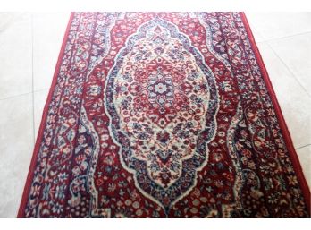 Hand-Knotted Wool Rug  52.75' X 28.5'