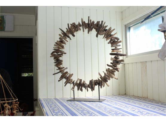 Artistic Driftwood Wreath