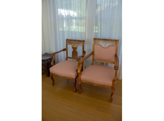 Antique His & Hers Chairs