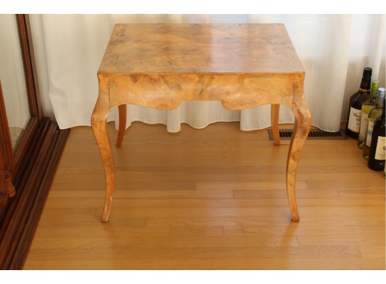 Golden Wood Table