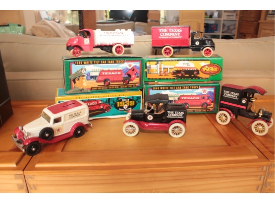 Collection Of 9 Texaco & The Texas Company Trucks