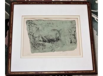 Signed Horse Lithograph