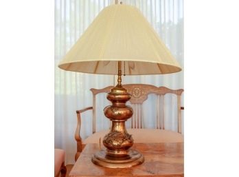 Antique Lamp With Carvings